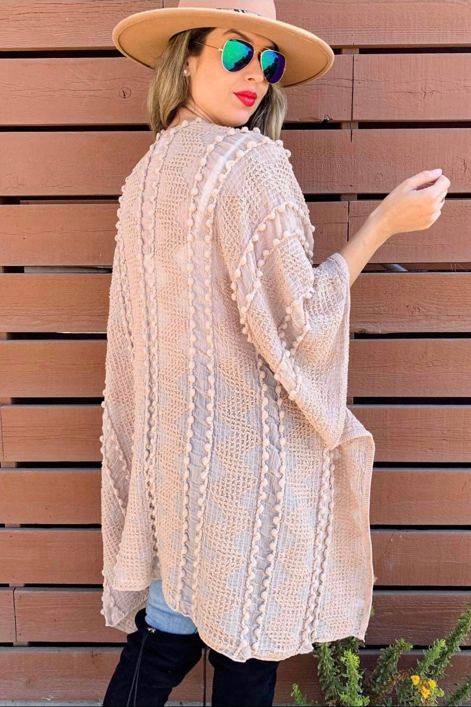 3D Textured Soft Kimono