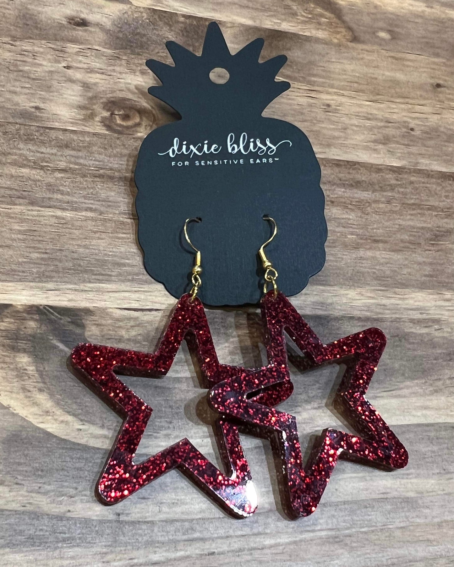 Retro Star Earrings