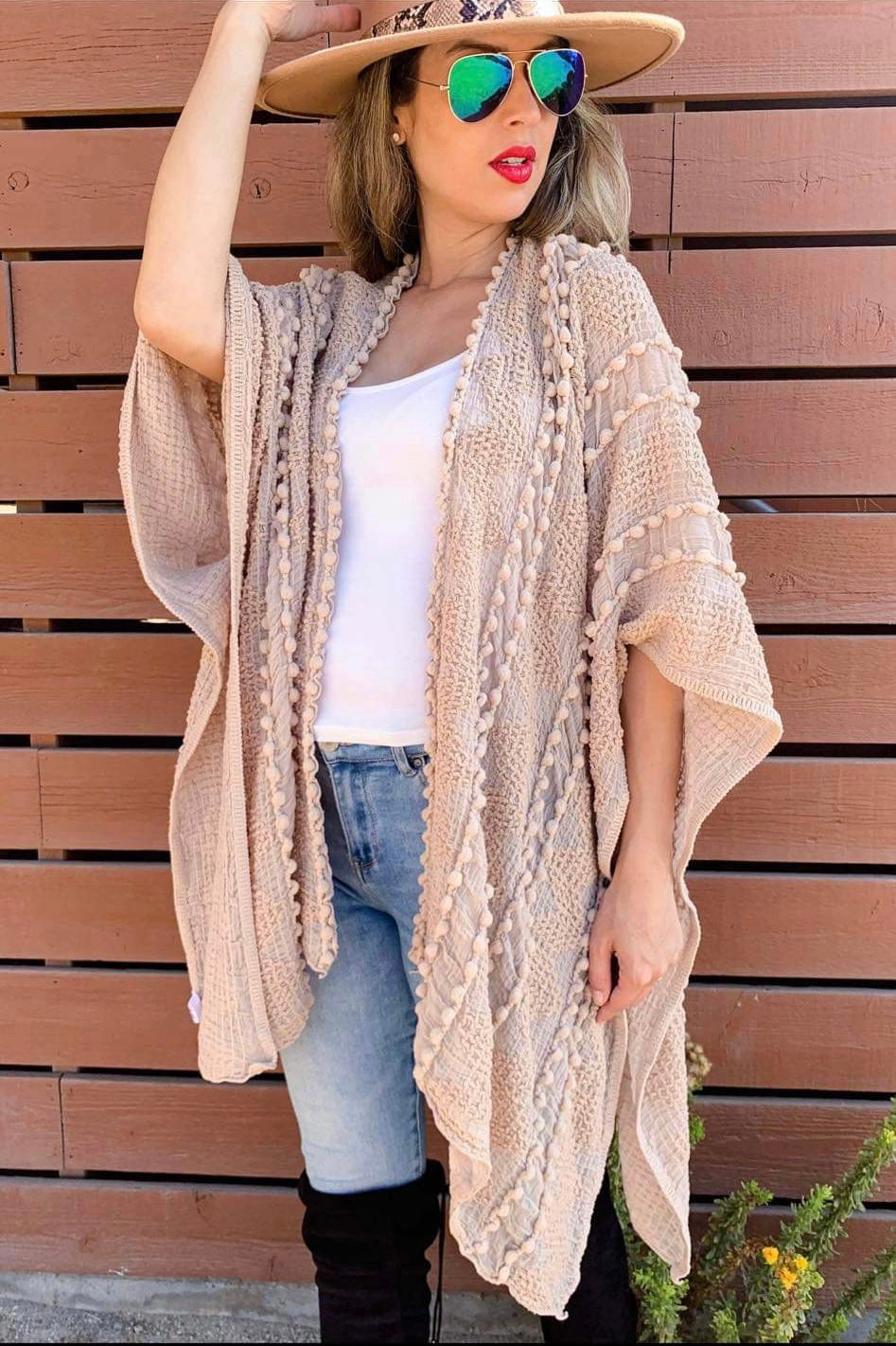 3D Textured Soft Kimono