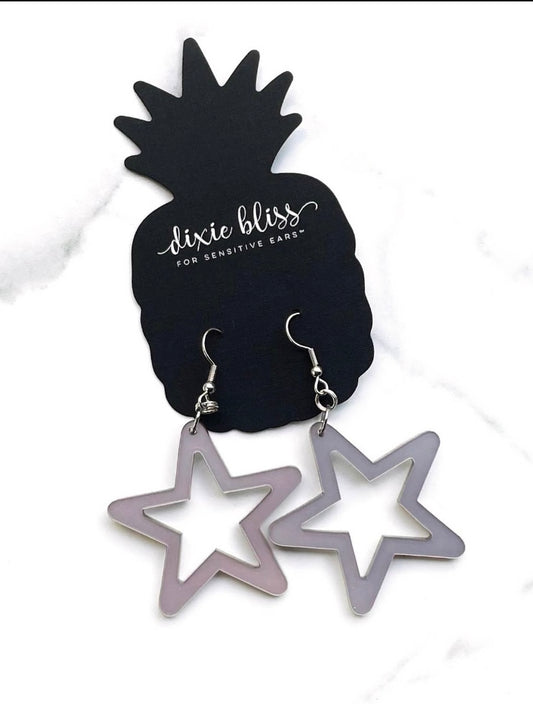 Retro Star Earrings