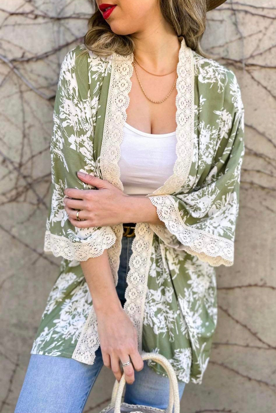 Lace Kimono Cardigan