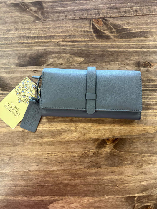 Gray Leather Wallet