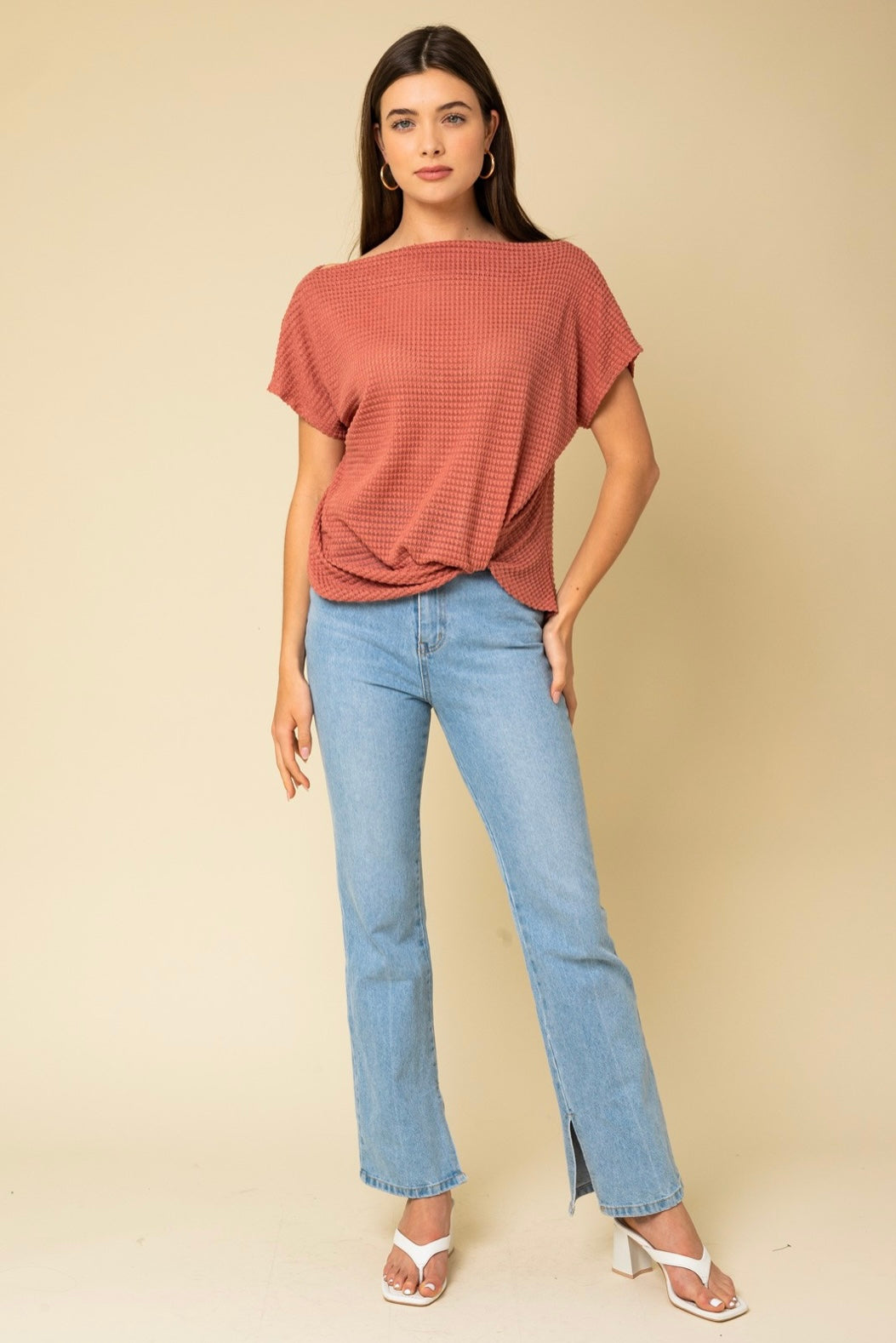 Boat Neck Top