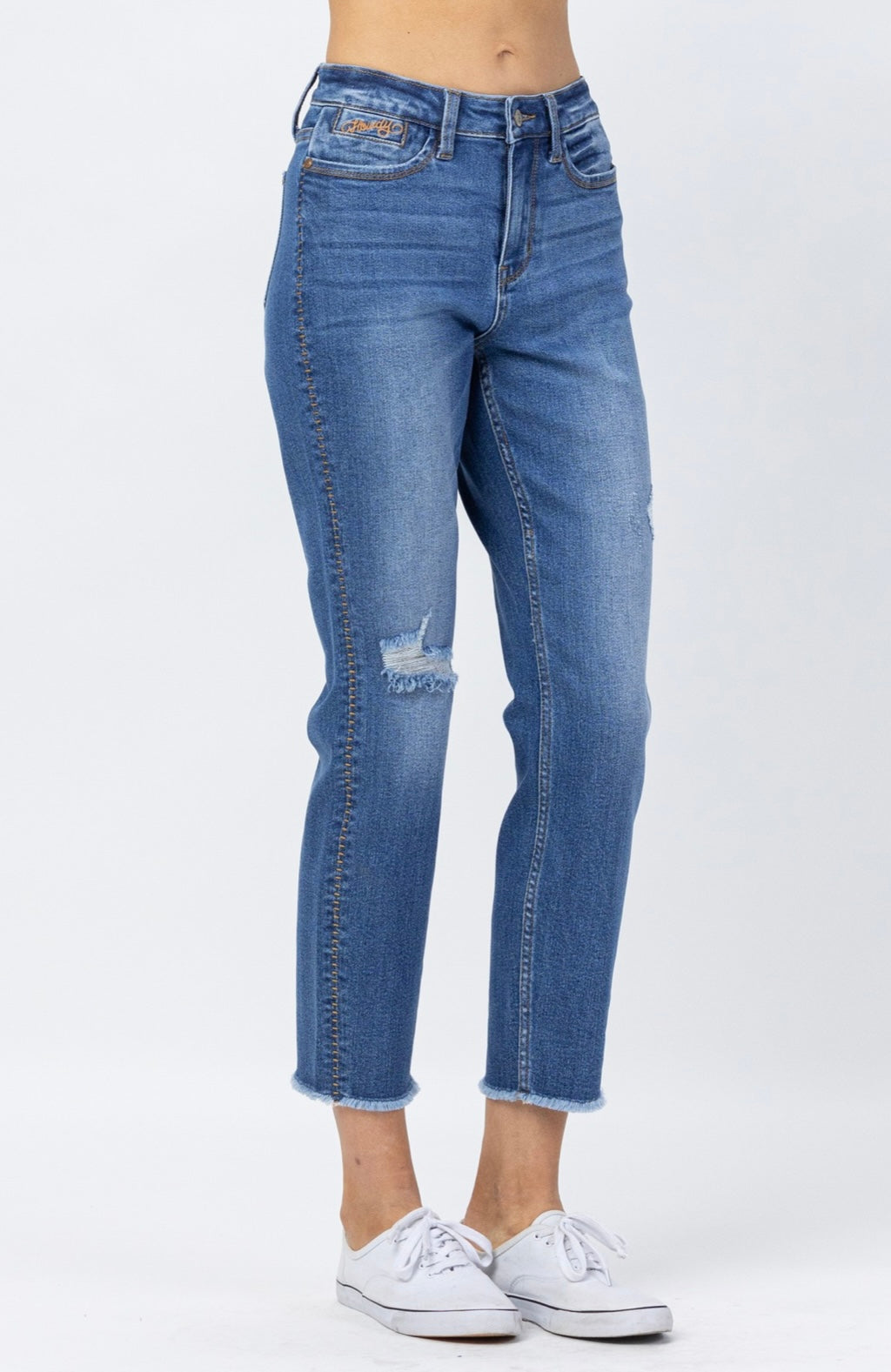Judy Blue Howdy Boyfriend Jeans