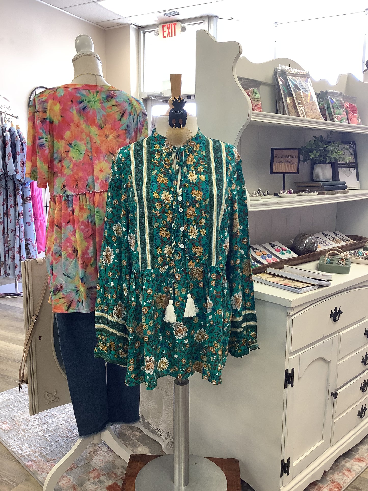 Boho Peplum Top