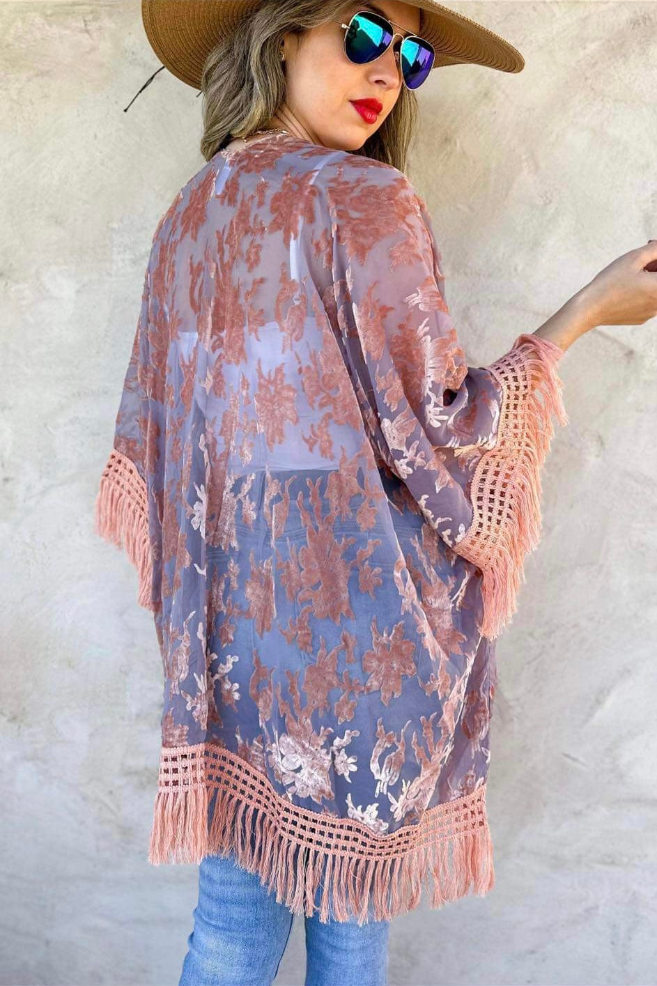 Rose Floral Kimono