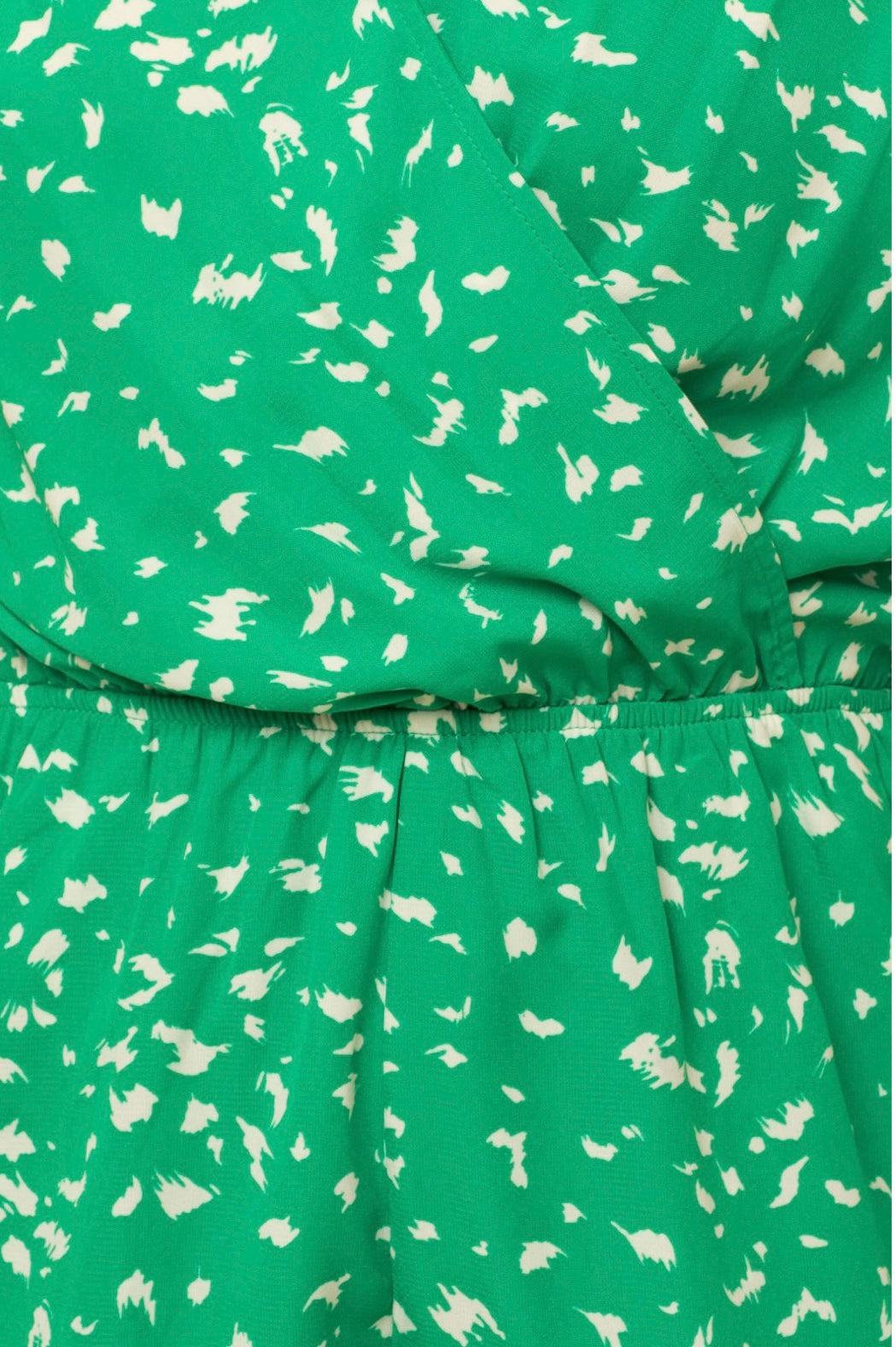 Shoulder Ruching Romper