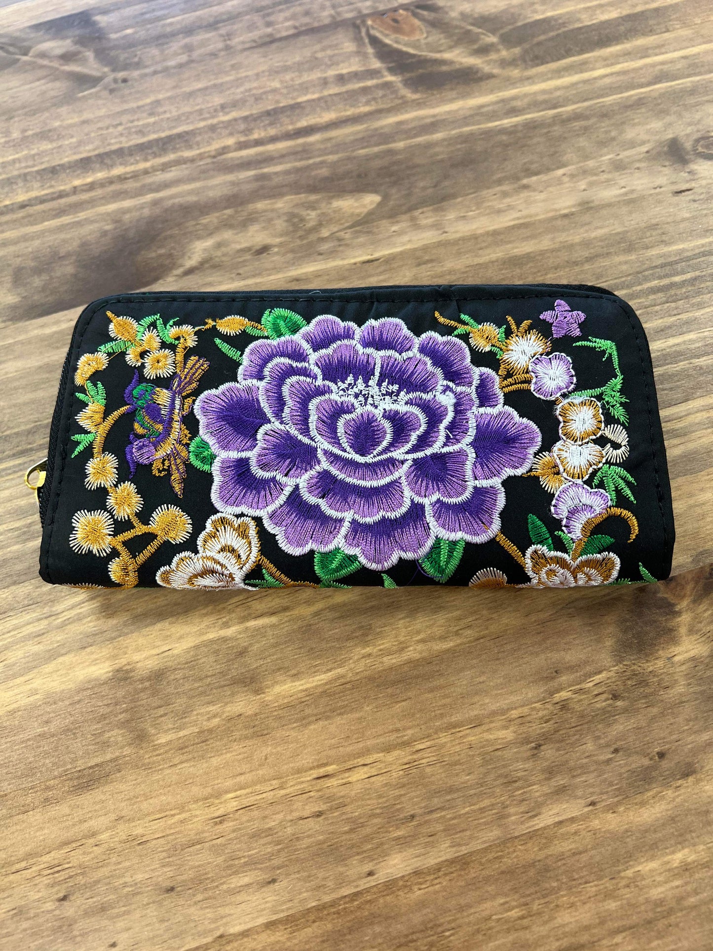 Embroidered Wallet