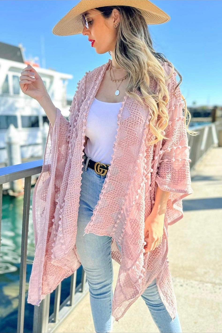 3D Textured Soft Kimono