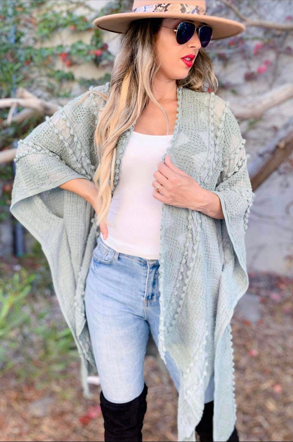 3D Textured Soft Kimono