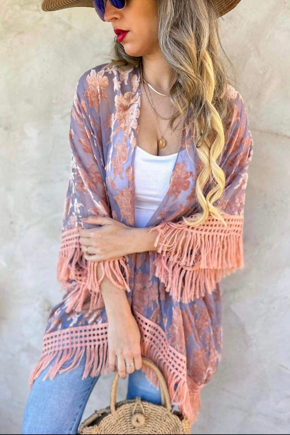 Rose Floral Kimono