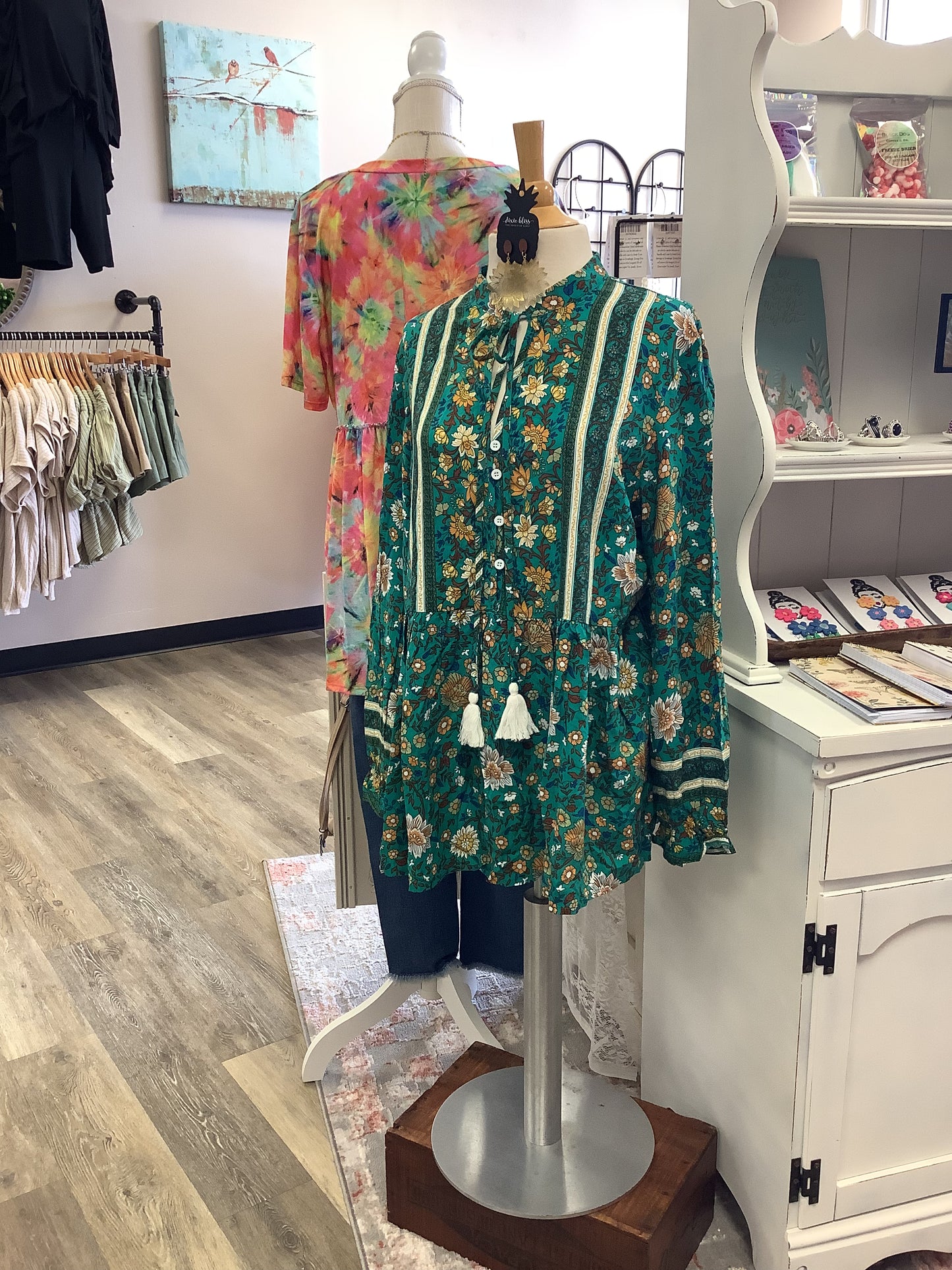 Boho Peplum Top