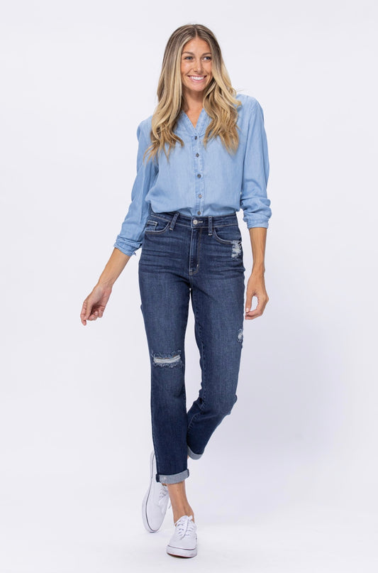 Judy Blue Boyfriend Plus Jeans